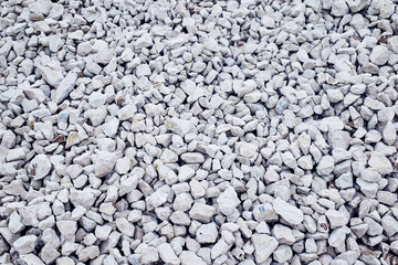 A big pile of rubble. Road construction.