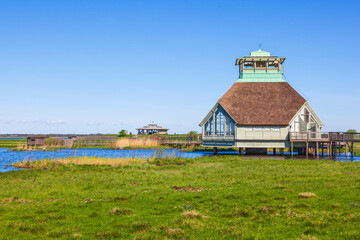 Hornborgasjön tourist center in sweden