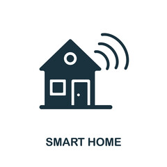 Smart Home icon. Monochrome sign from internet technology collection. Creative Smart Home icon illustration for web design, infographics and more