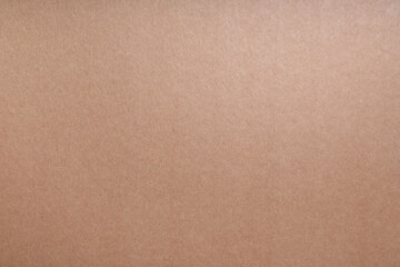 Texture of kraft paper bag as background, closeup