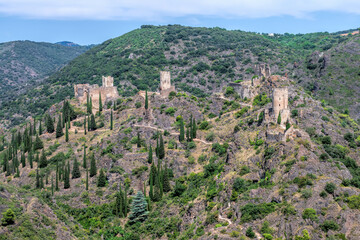 the Cathar castles of Lastours