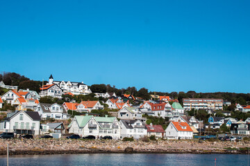 Fototapeta premium view of bergen country