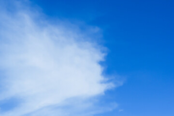 blue sky and cloud