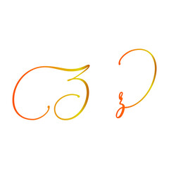 Latter is vector symbol design