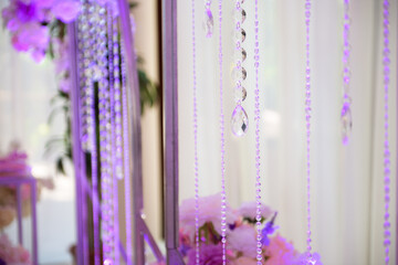 wedding ceremony decoration, beautiful wedding decor, flowers