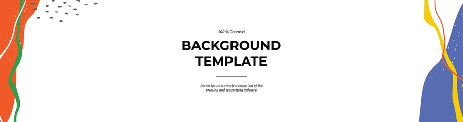 Vector modern floral banner design for social media cover, flyer, invitation card, website design, book cover, poster