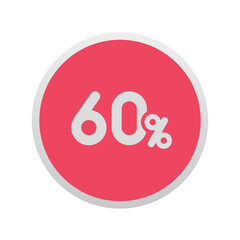 60% - Sticker