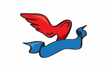 Vintage Chicken Wings icon logo design