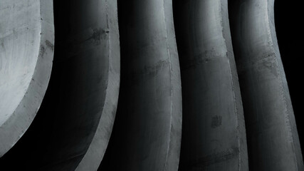 Industrial metal layers background.