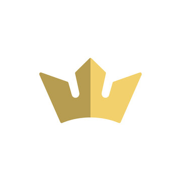 crown flat icon vector image