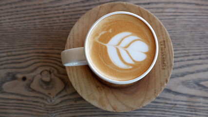 cappuccino top view