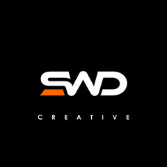 SWD Letter Initial Logo Design Template Vector Illustration