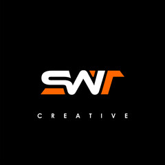 SWT Letter Initial Logo Design Template Vector Illustration