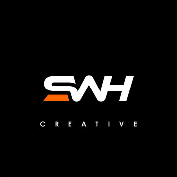 SWH Letter Initial Logo Design Template Vector Illustration