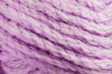 A skein of yarn. Close-up