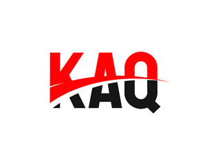KAQ Letter Initial Logo Design Vector Illustration