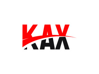 KAX Letter Initial Logo Design Vector Illustration