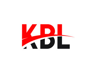 KBL Letter Initial Logo Design Vector Illustration