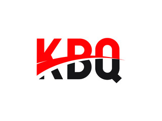 KBQ Letter Initial Logo Design Vector Illustration