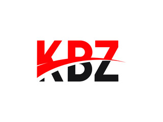 KBZ Letter Initial Logo Design Vector Illustration