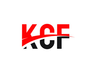 KCF Letter Initial Logo Design Vector Illustration