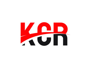 KCR Letter Initial Logo Design Vector Illustration