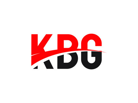 KBG Letter Initial Logo Design Vector Illustration