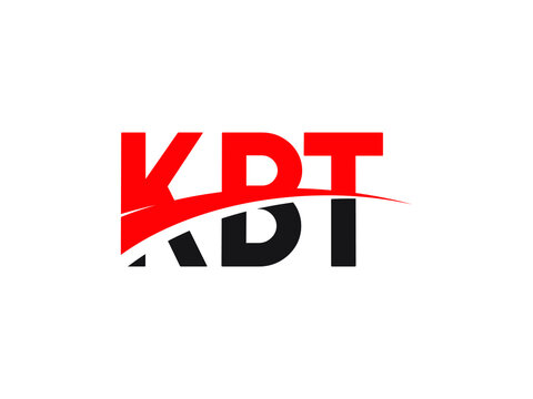 KBT Letter Initial Logo Design Vector Illustration