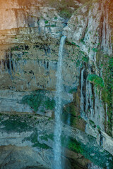 Tobot waterfall, Khunzakh waterfalls, natural monument, Dagestan