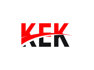 KEK Letter Initial Logo Design Vector Illustration