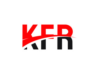 KFR Letter Initial Logo Design Vector Illustration
