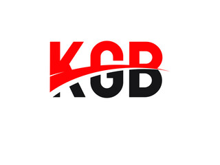 KGB Letter Initial Logo Design Vector Illustration