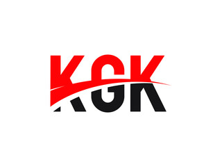 KGK Letter Initial Logo Design Vector Illustration