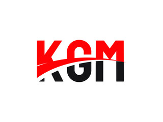KGM Letter Initial Logo Design Vector Illustration