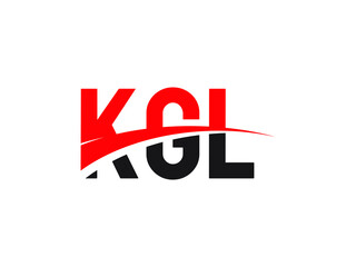 KGL Letter Initial Logo Design Vector Illustration
