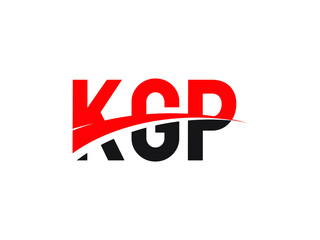 KGP Letter Initial Logo Design Vector Illustration