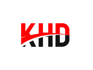 KHD Letter Initial Logo Design Vector Illustration