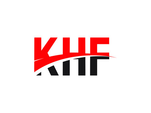 KHF Letter Initial Logo Design Vector Illustration