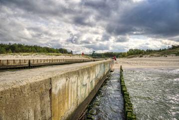 wooden bridge over the river