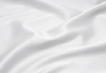 Smooth elegant white silk can use as background