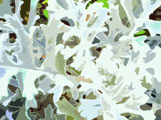 Plant motif on nuance shades for backgrounds and textures. Abstract floral background for wallpaper, camouflage, fabric products, camouflage, covers, cards, prints and textiles, scrapbooking, etc.