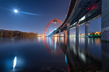 Obraz premium bridge at night