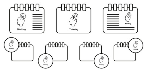 Fast, runner, brain vector icon in calender set illustration for ui and ux, website or mobile application