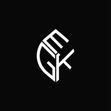 EGK letter logo creative design. EGK unique design
