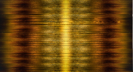Background of golden surface toned in fortuna gold color, gradient,  golden shinnig, close up,...