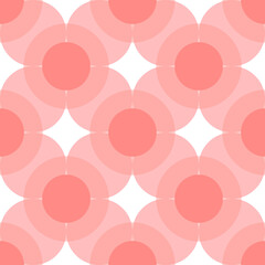 Seamless pattern with pink and white colors