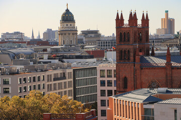 Berliner Häusermeer; Blick vom Humboldt Forum über den Werderschen Markt nach Westen