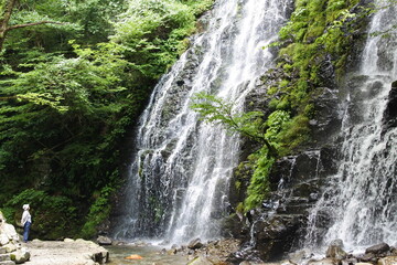 滝を眺める、日本の滝