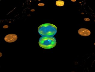 Imaginatory fractal abstract background Image