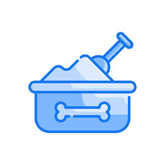 Sandbox Vector blue colours Icon Design illustration. Veterinary Symbol on White background EPS 10 File